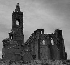 BELCHITE (Zaragoza - España) El pueblo Fantasma de la Guerra Civil